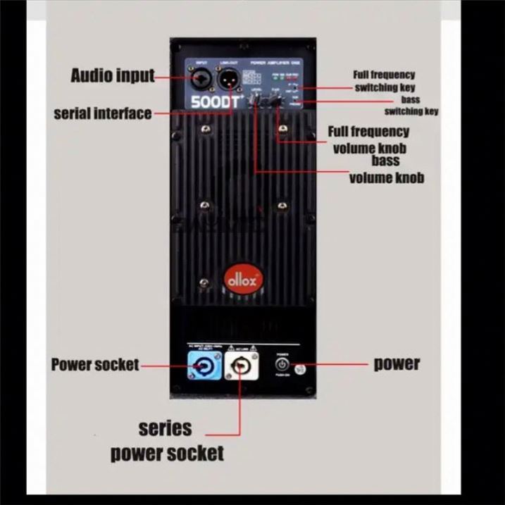 2000W 4 ohm Class D Power Amplifier Module Real 1500W 8ohm Amplifier Module Active for Speaker