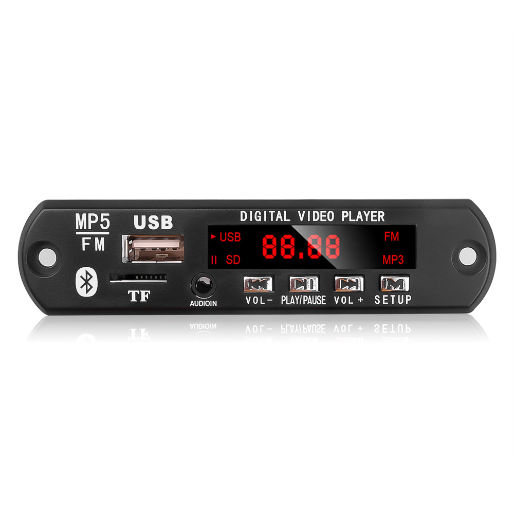 1280x720 Video Output Car MP5 MP3 Player Bluetooth 5.0 Car Kit 5-12V Audio Ourput MP5 decoder board 