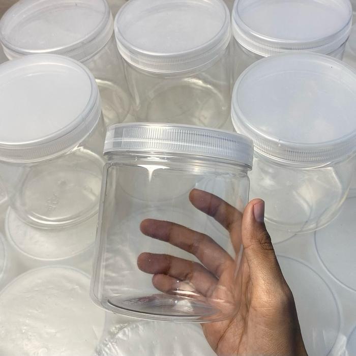 "New" Toples tabung 500ml-600ml isi 6PCS (packing dus) toples kue kering/Toples Cantik