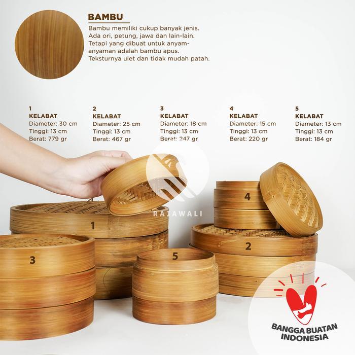 Kukusan / Kelabat / Kelakat Dimsum Bambu Kecil