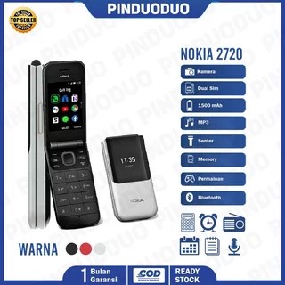 NOKIA 2720 FLIP DUAL SIM GARANSI HP JADUL