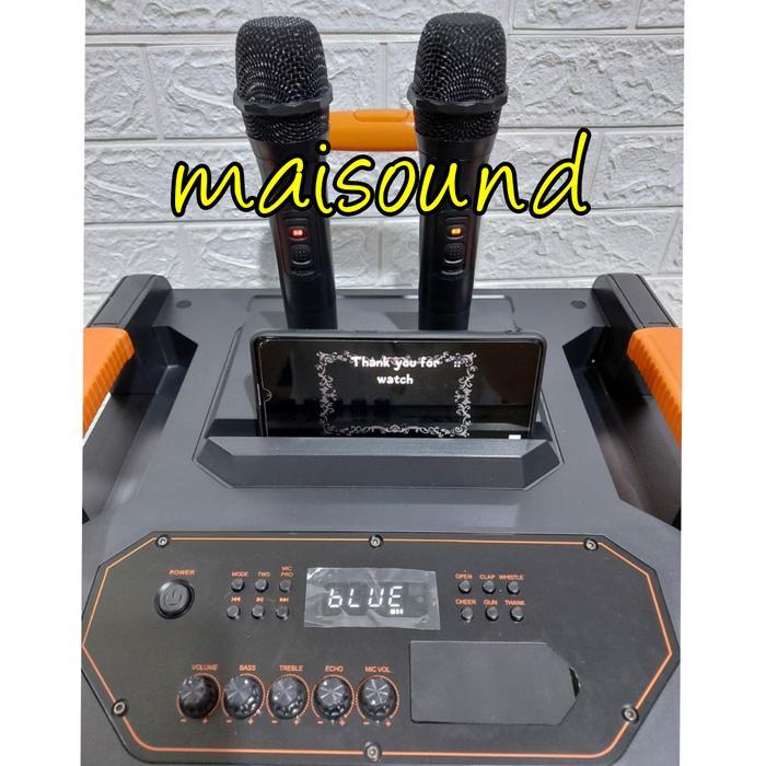 SPEAKER PORTABLE MEETING 12 INCH ADS TC12F ADS TC 12F FREE 2 MIC ORI