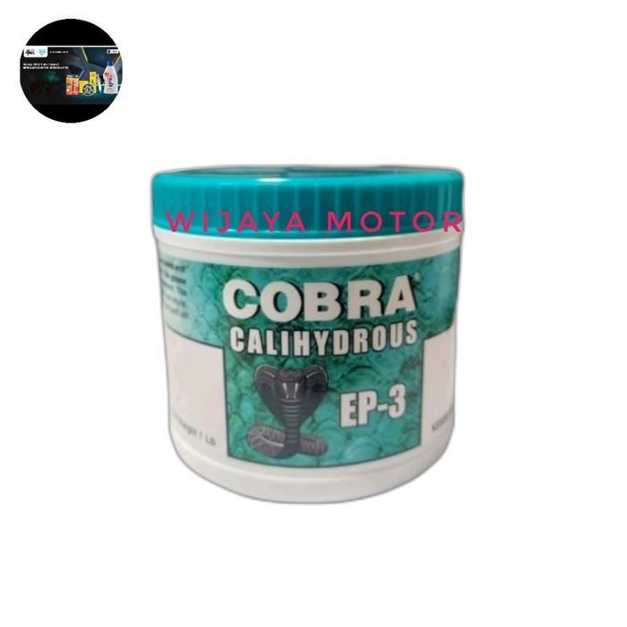 STEMPET GREASE GEMUK COBRA CALIHYDROUS EP-3 BIRU STEMPET PREMIUM ANTI PANAS ANTI AIR TAHAN PANAS