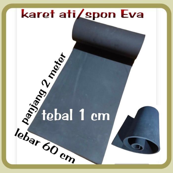 Karet Spon Ati, 2 Meter60Cm Hitam