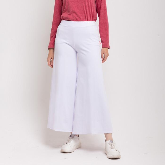 Dauky Celana Panjang Wanita Casual Kulot Palazzo Straight Pants Hitam Pasti Promo
