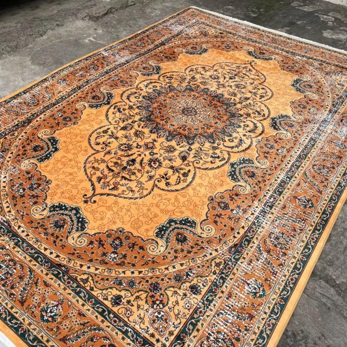 [Ori] Karpet Iran Persia 200X300 Karpet Motif Iran Kuning Bulu Kashmir Diskon