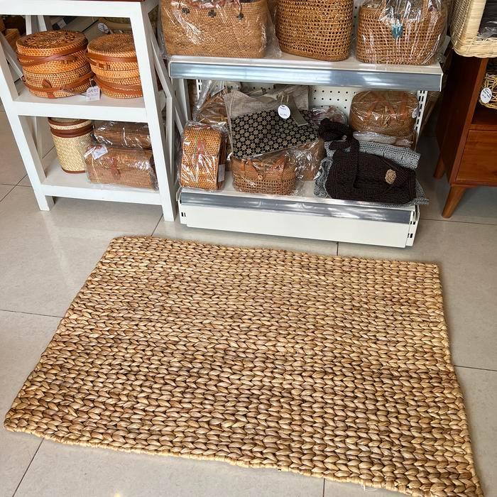 Ready Karpet Eceng Gondok / Karpet Enceng Gondok / Karpet Tikar Lantai