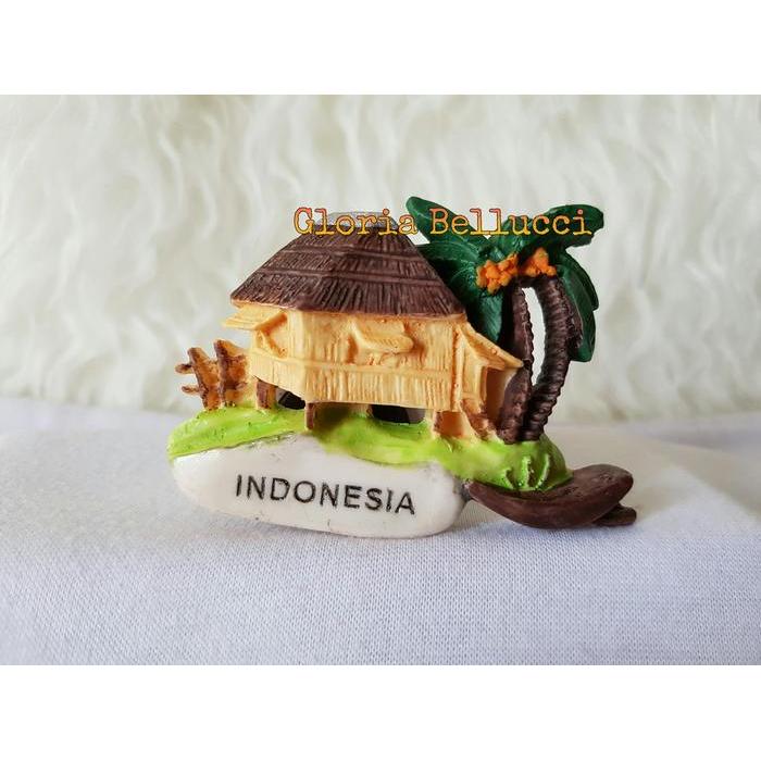SOUVENIR TEMPELAN MAGNET KULKAS INDONESIA JAKARTA