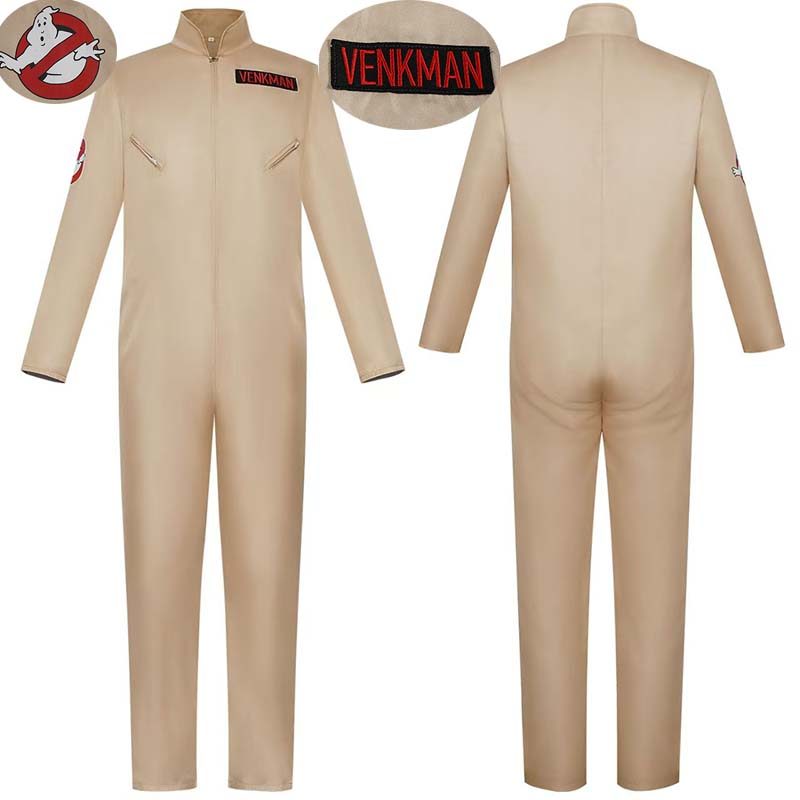 Ghost Buster Cosplay Costume For Classic Venkman Gary Grooberson Ghost Hunt Jumuit Halloween