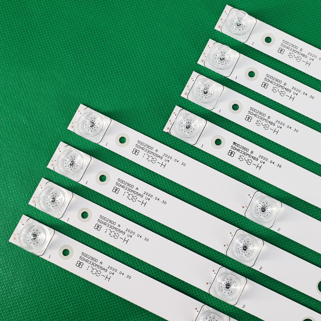 1set=8pcs LED backlight For TCL 50P62US 50E17US 50P20US 50D2900 A B 50HR330M05A9 50HR330M04B9 V4
