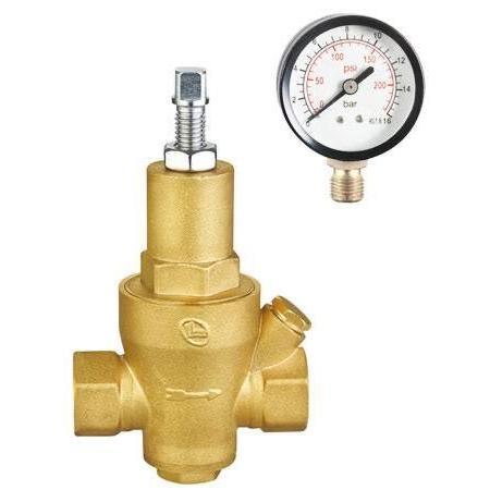 Prv Pressure Reducing Valve Kuningan Drat 1" Inch / Prv Chrome
