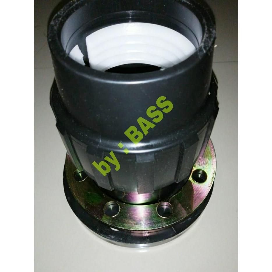Flange Adaptor Hdpe 90Mm 3" Inch Pn16 Fitting Sambungan Pipa Hdpe