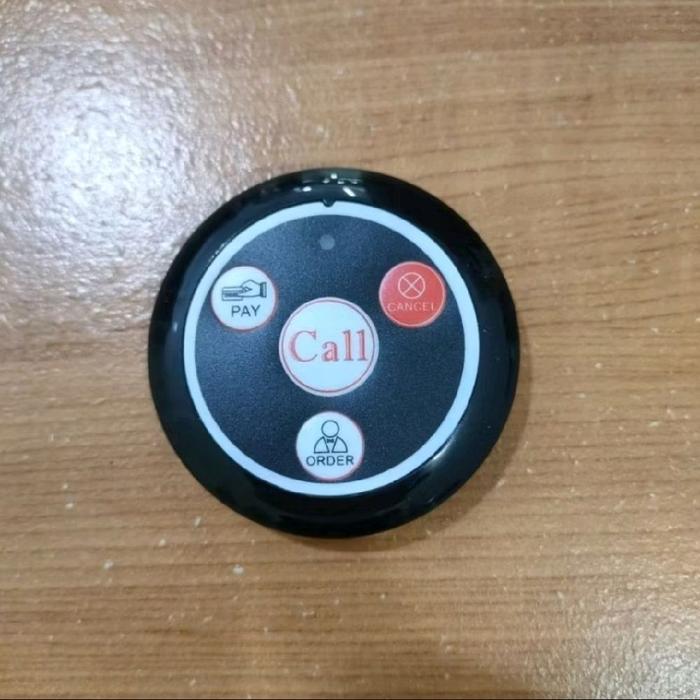 Tombol Bel Bell Table Meja Wireless Calling Restoran Restaurant Cafe Lounge Golf Karaoke Bar