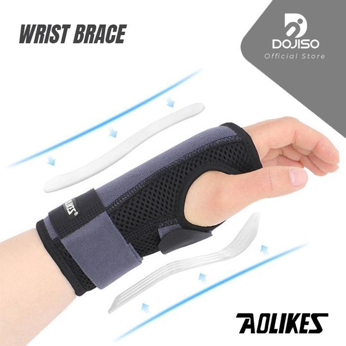Wrist Brace AOLIKES Splint Pelindung Pergelangan Tangan Carpal Tunnel