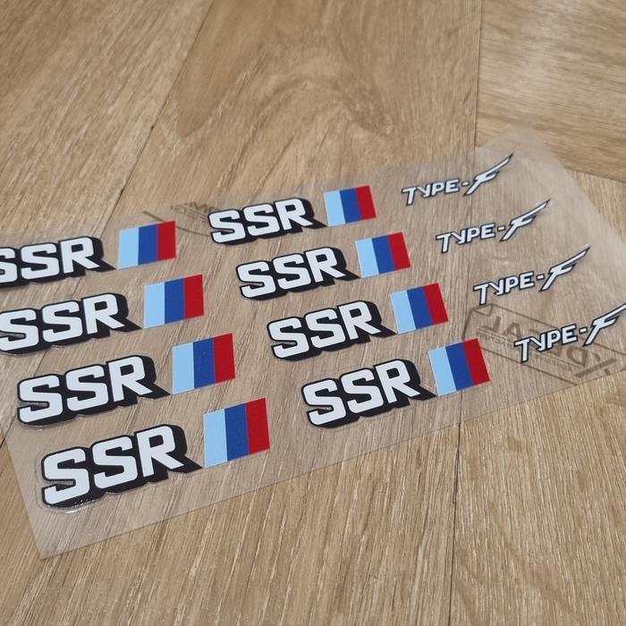 stiker untuk velg mobil SSR Type F
