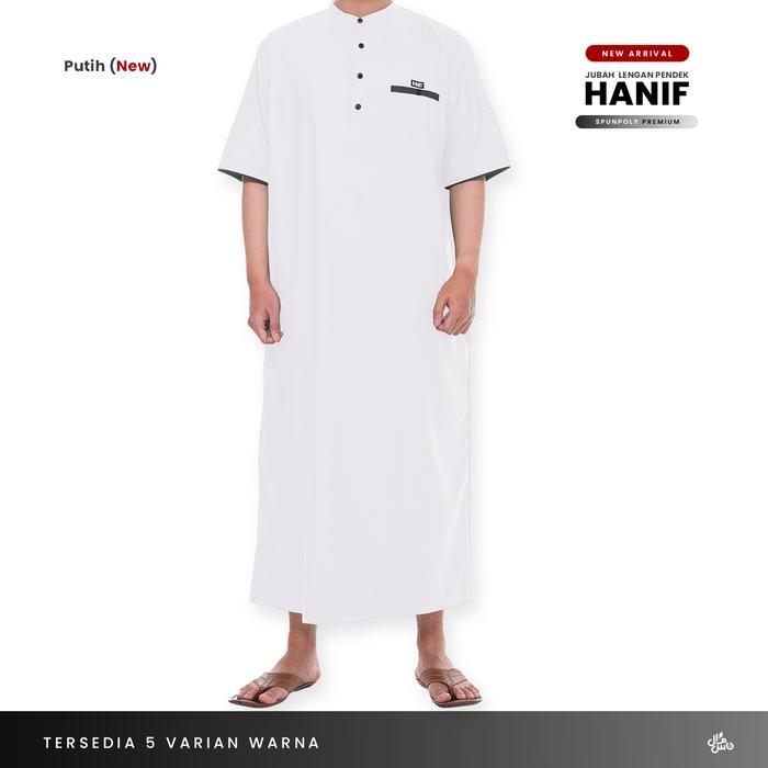 Best Seller Baju Berkah - Jubah Hanif/Jubah Gamis Pria/Jubah Pria Lengan Pendek Original