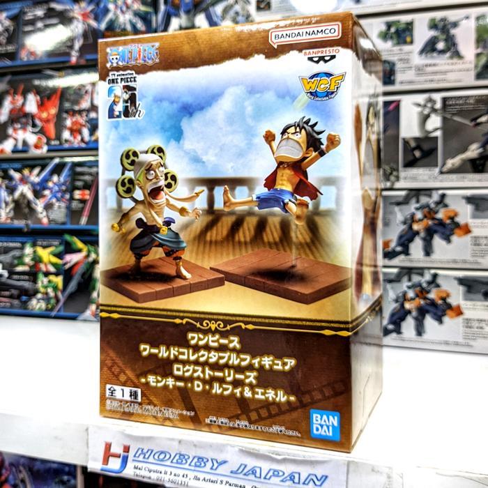 WCF LOG STORIES LUFFY & ENEL BANDAI BANPRESTO FIGURE