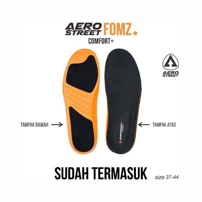 PROMO Aerostreet 37-44 Massive Low 2.0 Hitam Natural - Sepatu Sneakers Casual G00D QU4LITY