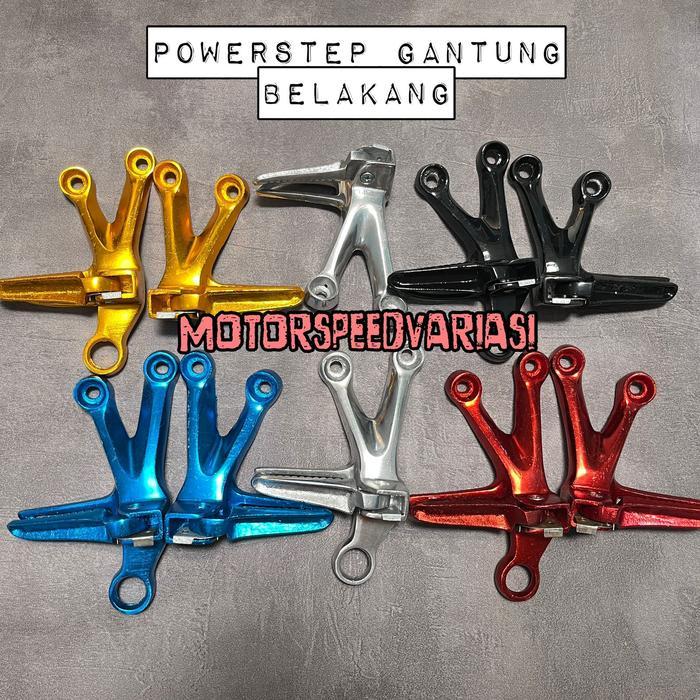 Stok Baru Pijakan step belakang klx dtracker satria fu besi step trail belakang