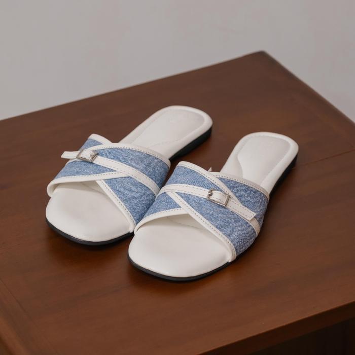 Murah Ova Sandals (1cm) Bien Bali Bien the Label Casual Sandals Sandal Teplek Wanita Two Tone Sendal