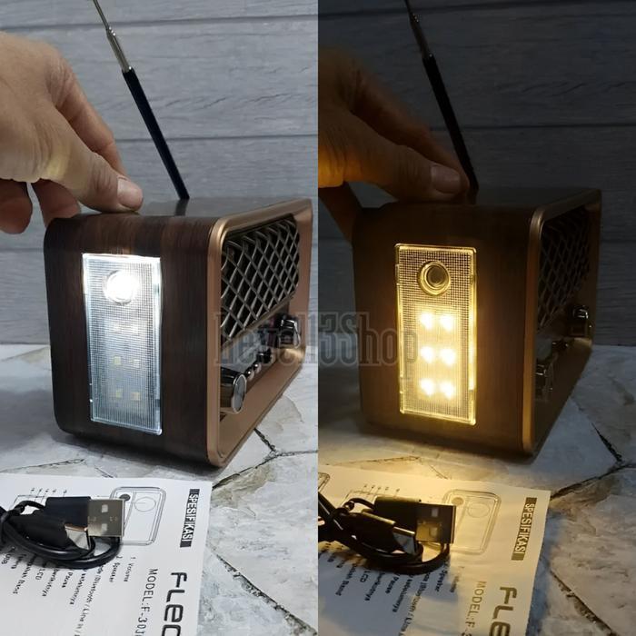 Radio Fm/Am/Sw Speaker Portable Bluetooth Fm Radio Klasik Design Radio Bluetooth Fm/Kartu Tf/Usb