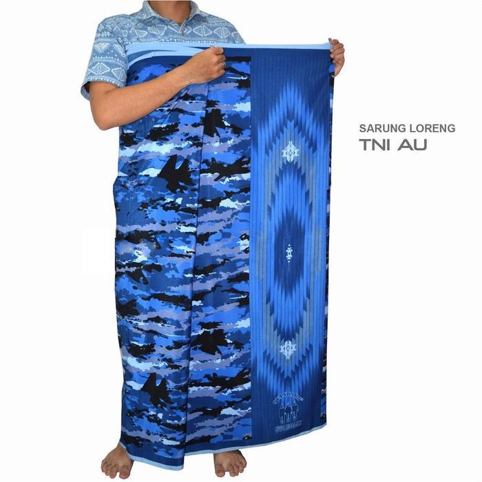 Sarung Loreng Muslim Dewasa Kain Halus Nyaman Motif Brimob,Nkri, Libanon,Kopasus,Malvinas,Auri Navy