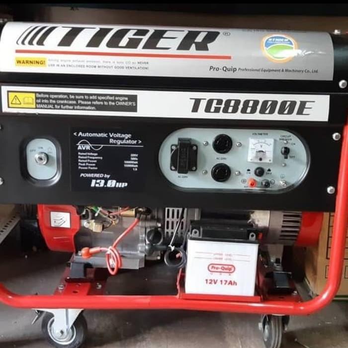 Genset TIGER TG8800E / Tiger TG 8800 E Genset 5000 watt