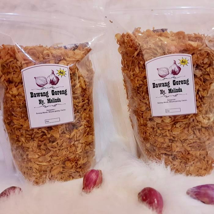 BAWANG GORENG ORIGINAL PACKING PLASTIK 1 KG