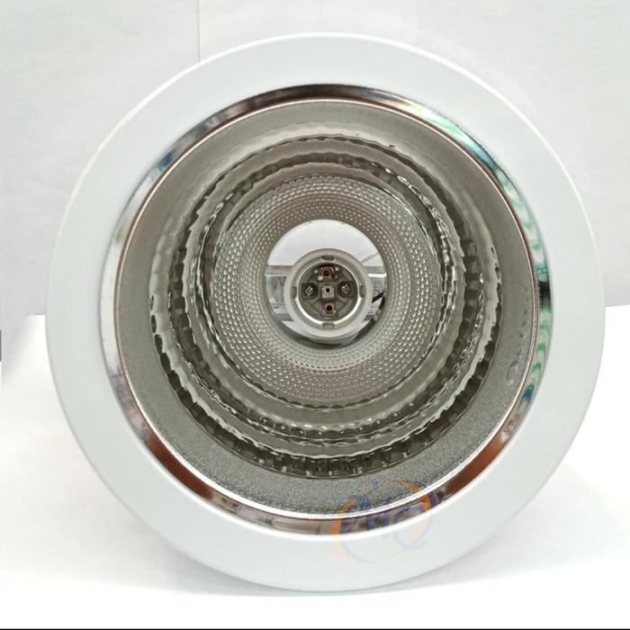 "New" Fitting / Kap Lampu Downlight Tanam OSIWA 5 Inch Putih