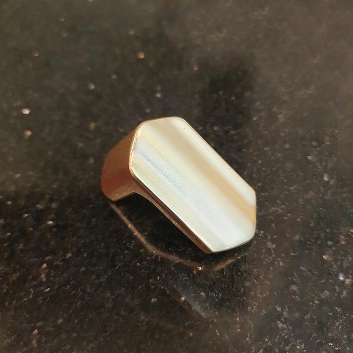 Gold Handle Emas Hexagon Lonjong Nordic Scandinavia Brass Brushed