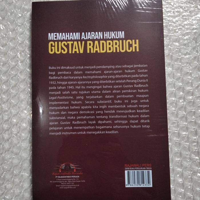 MEMAHAMI AJARAN HUKUM GUSTAV RADBRUCH