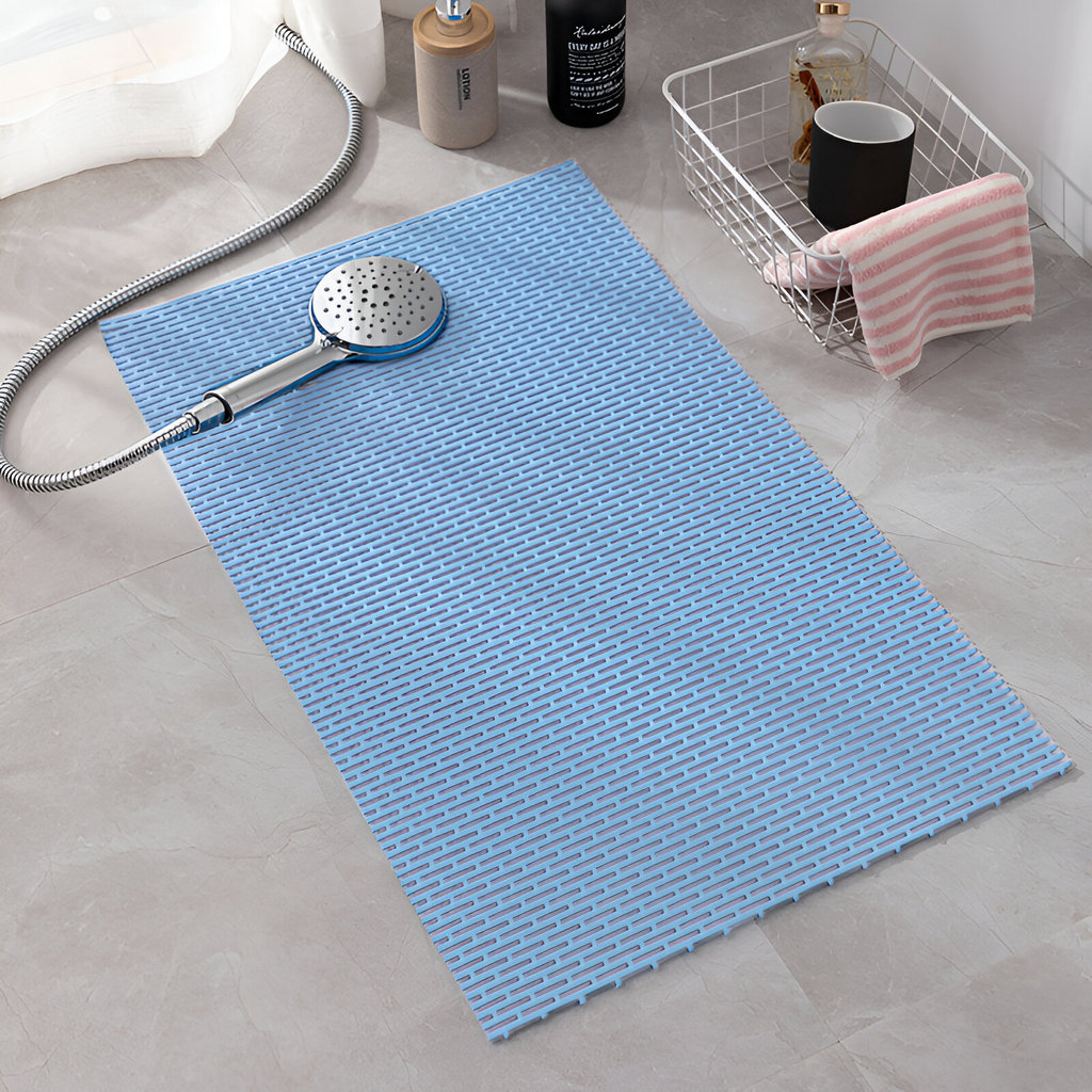 Bathroom anti slip mat PVC bathroom floor mat Bathroom kitchen splicing waterproof floor mat