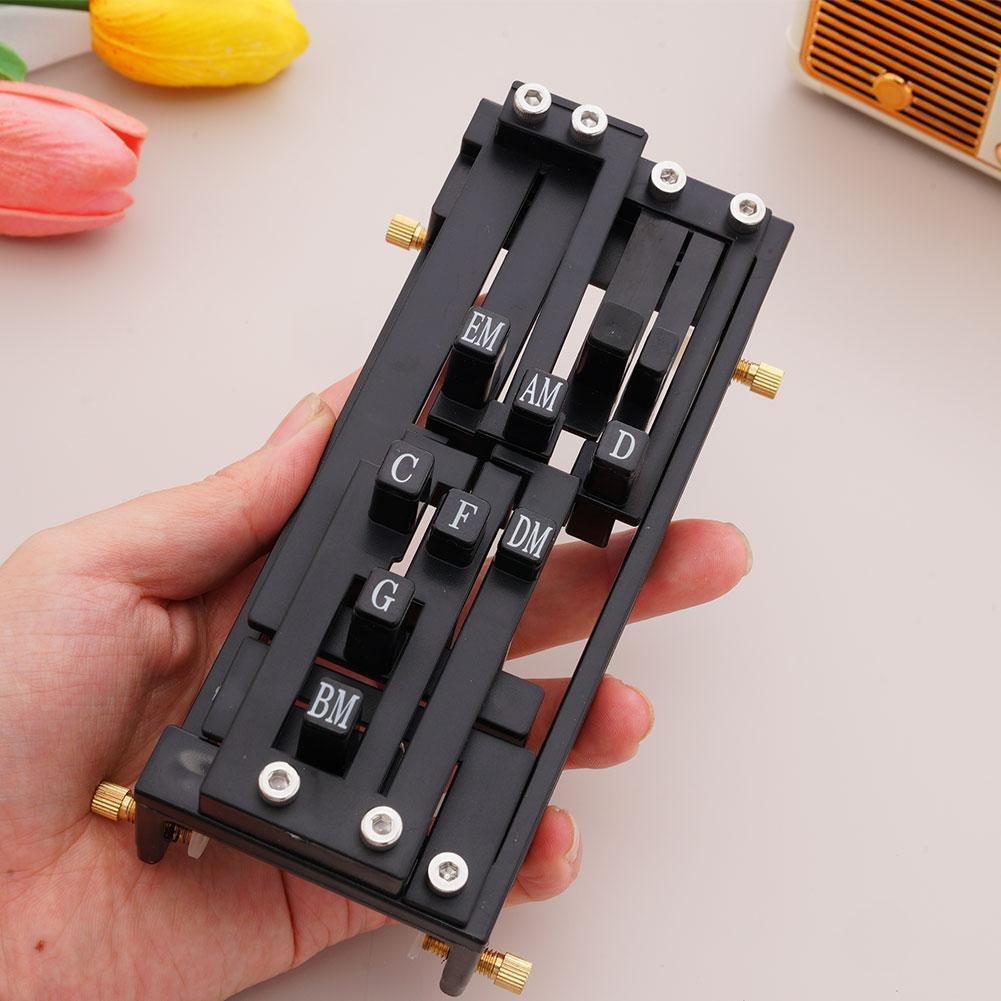 Guitar Chord Presser, Pocket Guitar Chord Practice Tool, Chord Helper for Beginners, Portable Chord