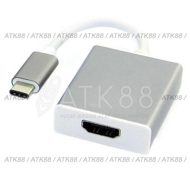 Converter Type C to HDMI Connector Adapter NYK DISKON