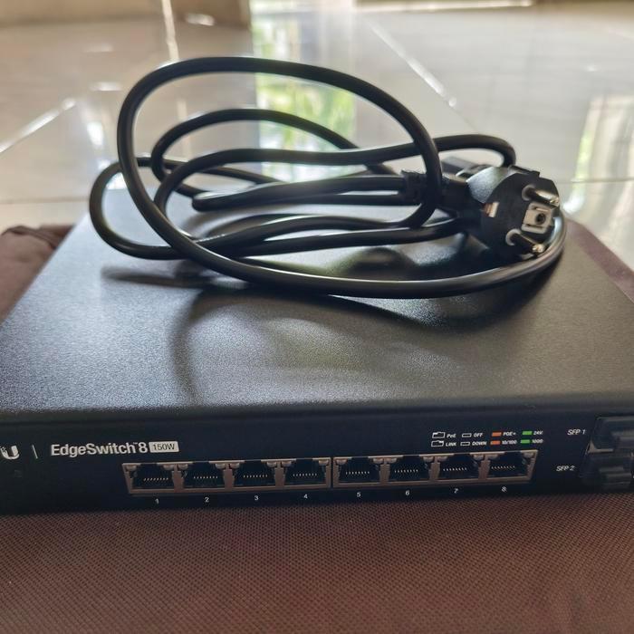 Terlaris Best Quality 100% Original Ubiquiti Edgeswitch Es-8-150W Edge Switch 8 Poe 100% Normal