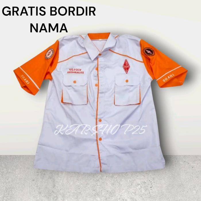 KEMEJA ORARI TERBARU ATASAN BAJU ORARI SERAGAM PDH ORARI
