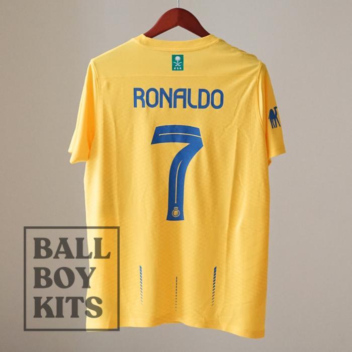 Terbaru Best Quality 100% Original Original Al Nassr 2023-24 Home Kit Stadium Jersey