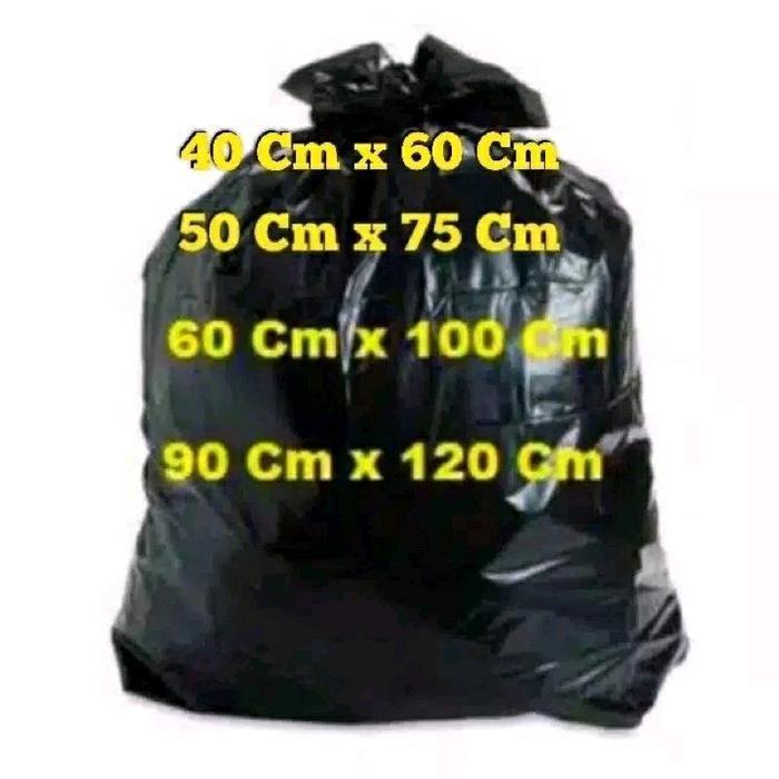 ( 1 PACK 500 GRAM )Kantong sampah / plastik sampah / kresek sampah / kresek packing / kresek besar