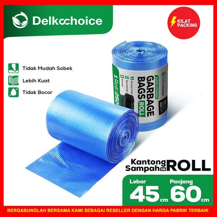 Kantong Plastik Sampah Warna Roll Trash Bag Jumbo Delkochoice Roll