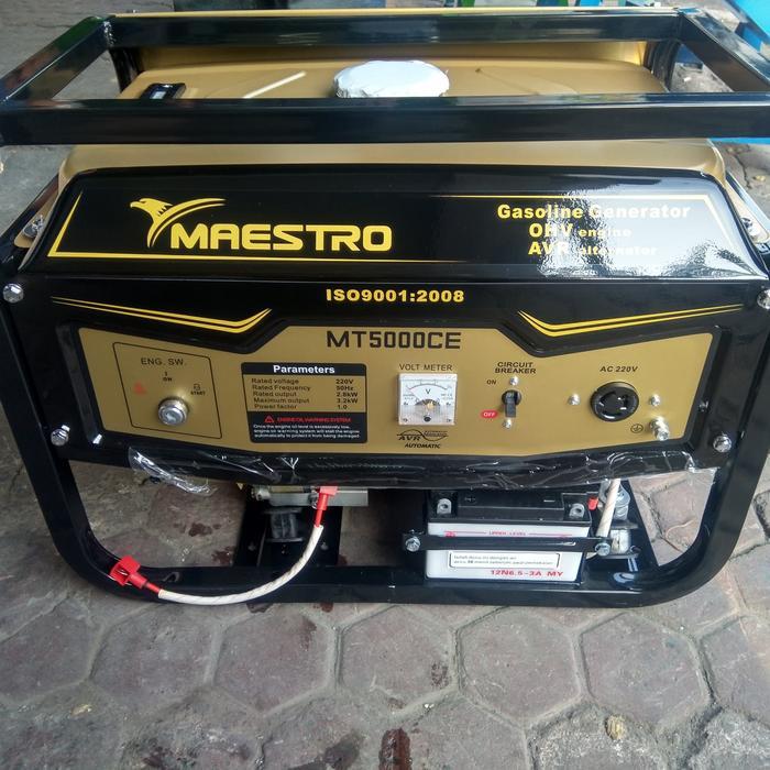 Maestro Genset Gasoline MT5000CE (Double Stater)