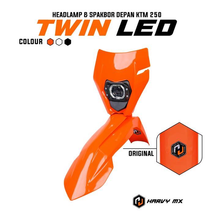 Harvymx Spakbor Depan Headlamp Ktm 250 Twin Led