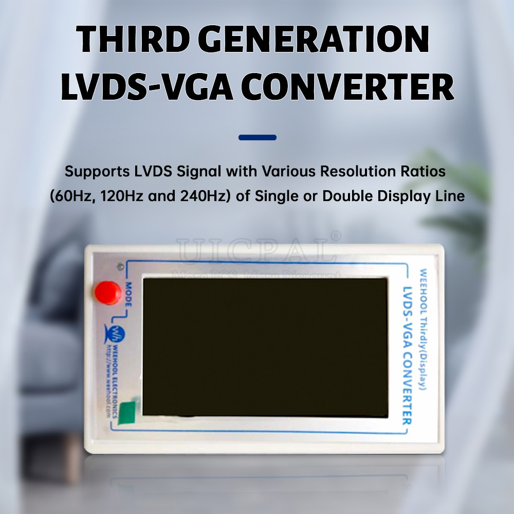 BARU TV160 6th Mainboard Converter 4.3 Inch Display Screen Test Tools Original 6 Generation LVDS to 