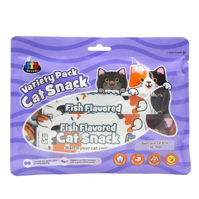 BEST SELLER MEVEEL CAT SNACK SNACK KUCING STRIP
