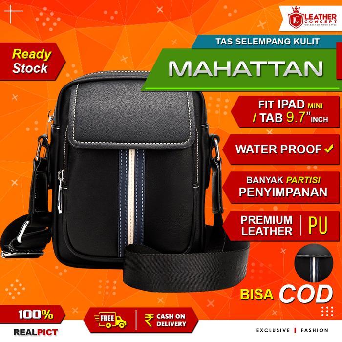 Tas Selempang Kulit Pria Tas Kulit Pria Tas Pria Tas Jalan MAHATTAN