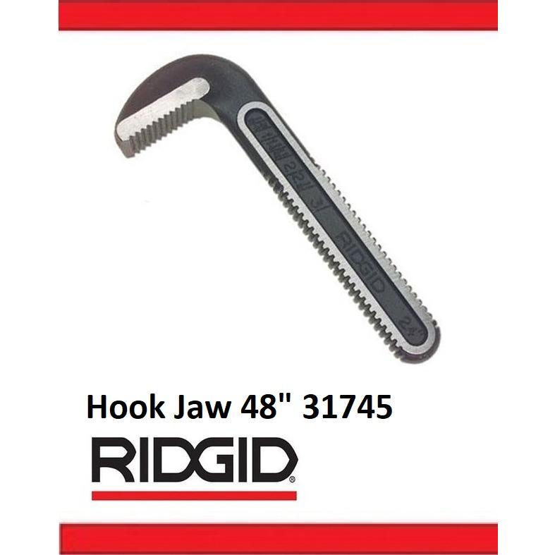 RIDGID HOOK JAW FOR PIPE WRENCH 48" 31745