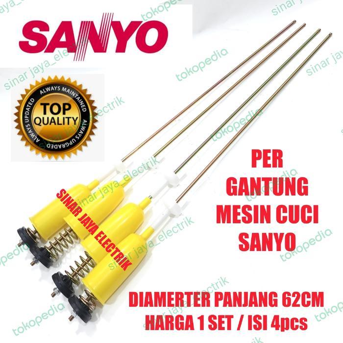 SHOCK BREAKER SUSPENSI PER GANTUNG MESIN CUCI SANYO TOP LOADING