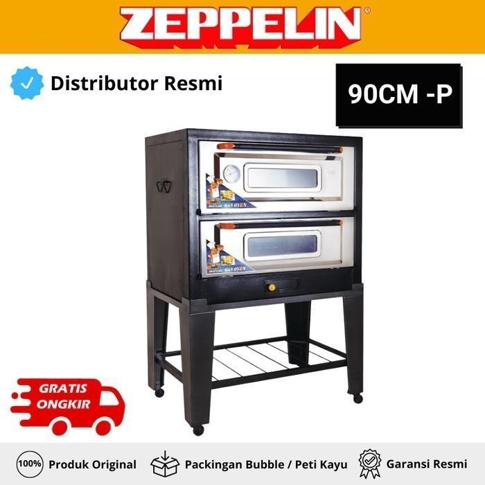 Black Oven 2 Deck Zeppelin 90 Cm Oven Gas Tangkring Non Pemantik
