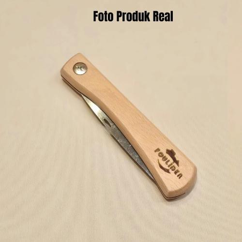 Alat Bonsai Gergaji lipat kecil folding saw gagang kayu 473