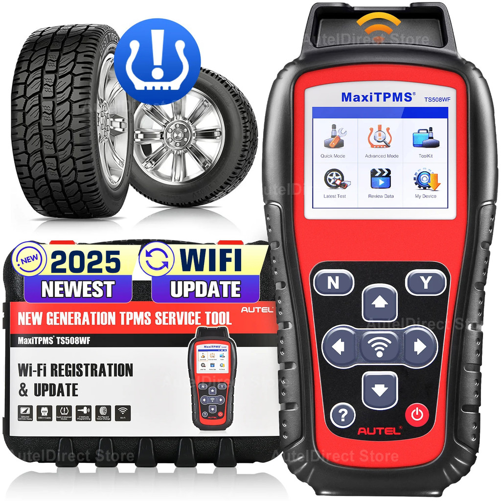 Autel MaxiTPMS TS508WF TPMS Tool Sensor Progarmming/ Relearn/ Activate, TPMS Reset, Read/Clear TPMS