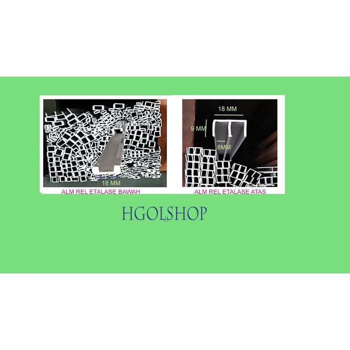 Alm Rel Etalase Atas Dan Rel Etalase Bawah